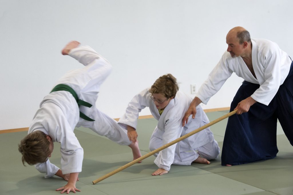 Kids practicing Aikido in Tacoma Kids practicing Aikido in Tacoma